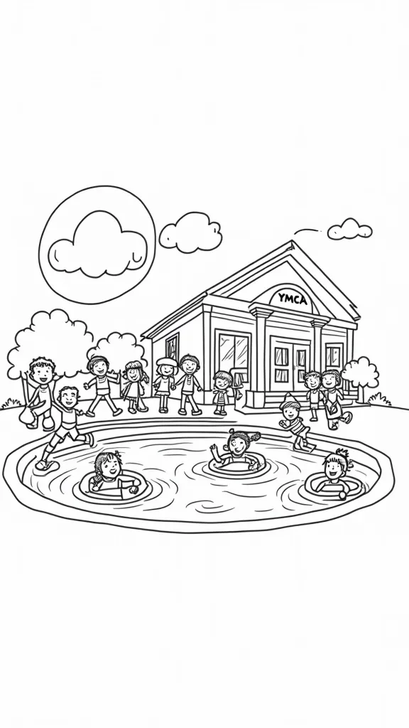 ymca coloring pages